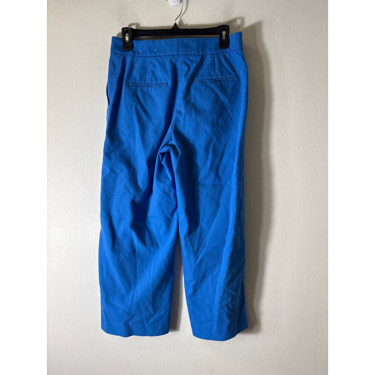 Ann Taylor Bright Blue Wide Leg Ankle Pants Sz 4