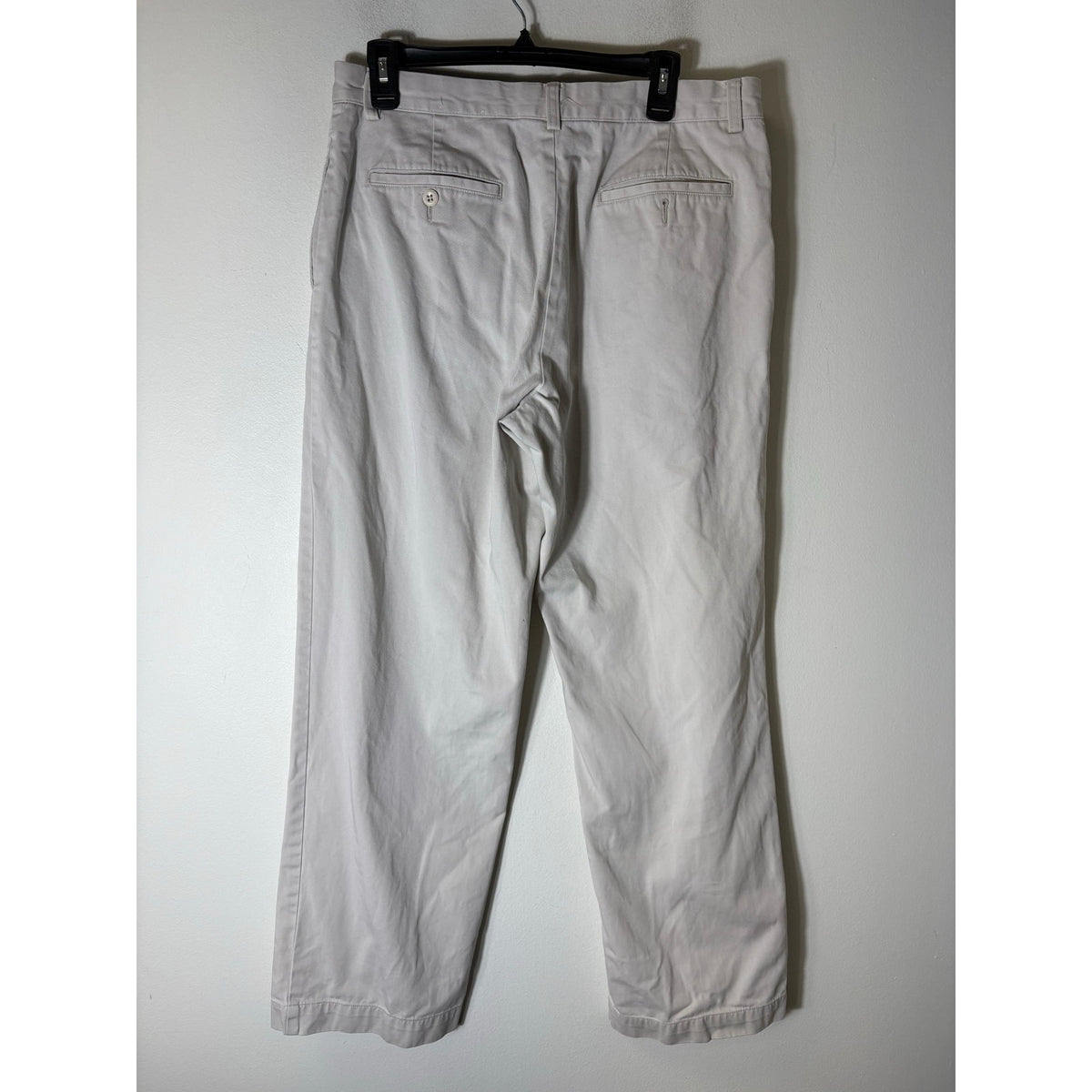 Men's J. Crew Stone Flat Front Cotton Chinos Sz 34x30