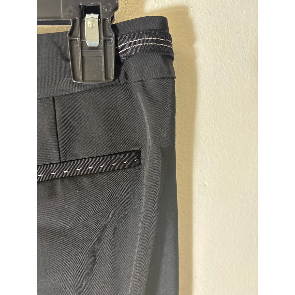 Elie Tahari Black Stitch Pants Sz Tag Removed - fits like a 10