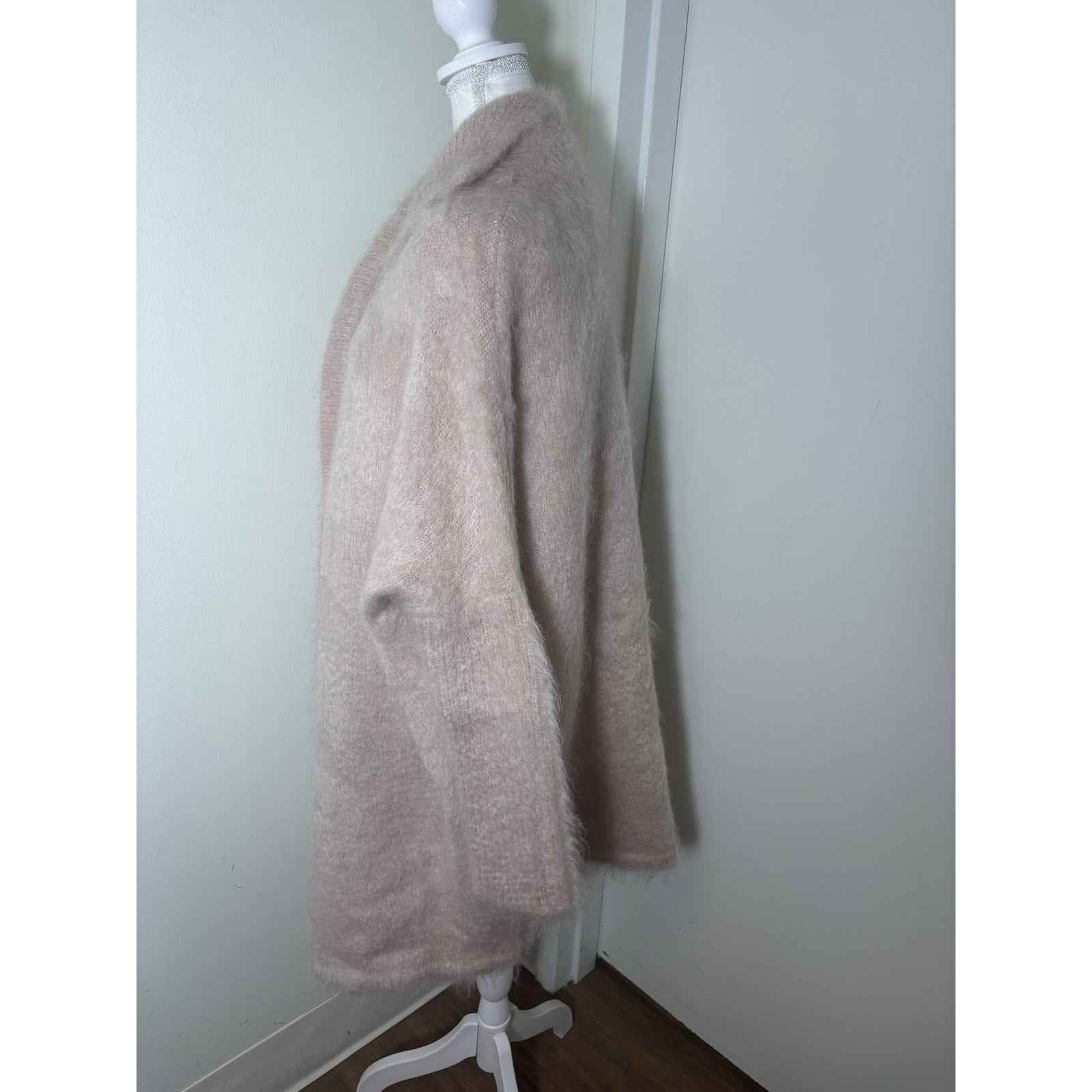 Scanlan Theodore Pink Mohair Sweater Coat Sz One size