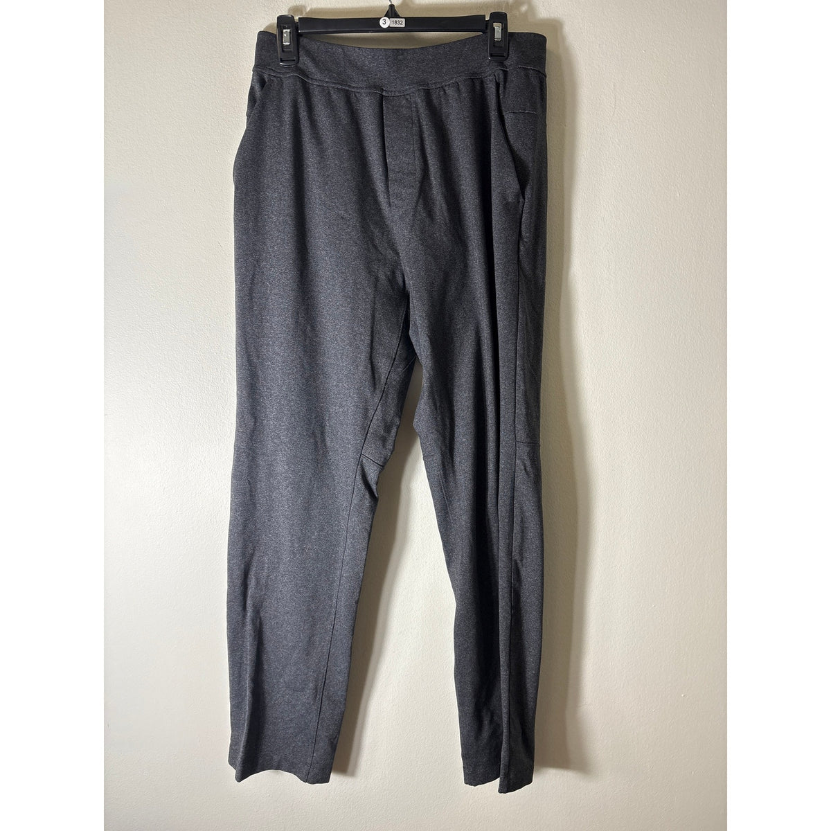 Men's Lululemon Charcoal Gray Pull On Athletic Pants Sz L