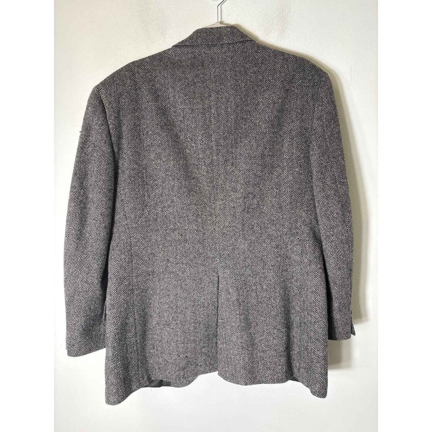 Mens Hanover Square Black Houndstooth Sports Jacket Custom