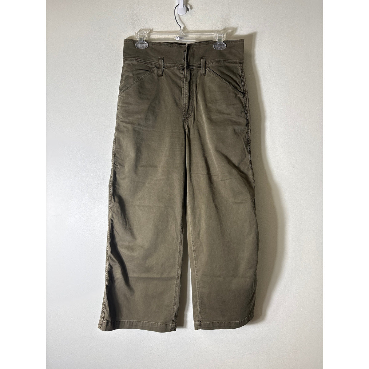 Citizens of Humanity Gray Wide Leg Cotton Pants Sz 28