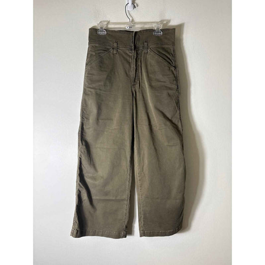 Citizens of Humanity Gray Wide Leg Cotton Pants Sz 28