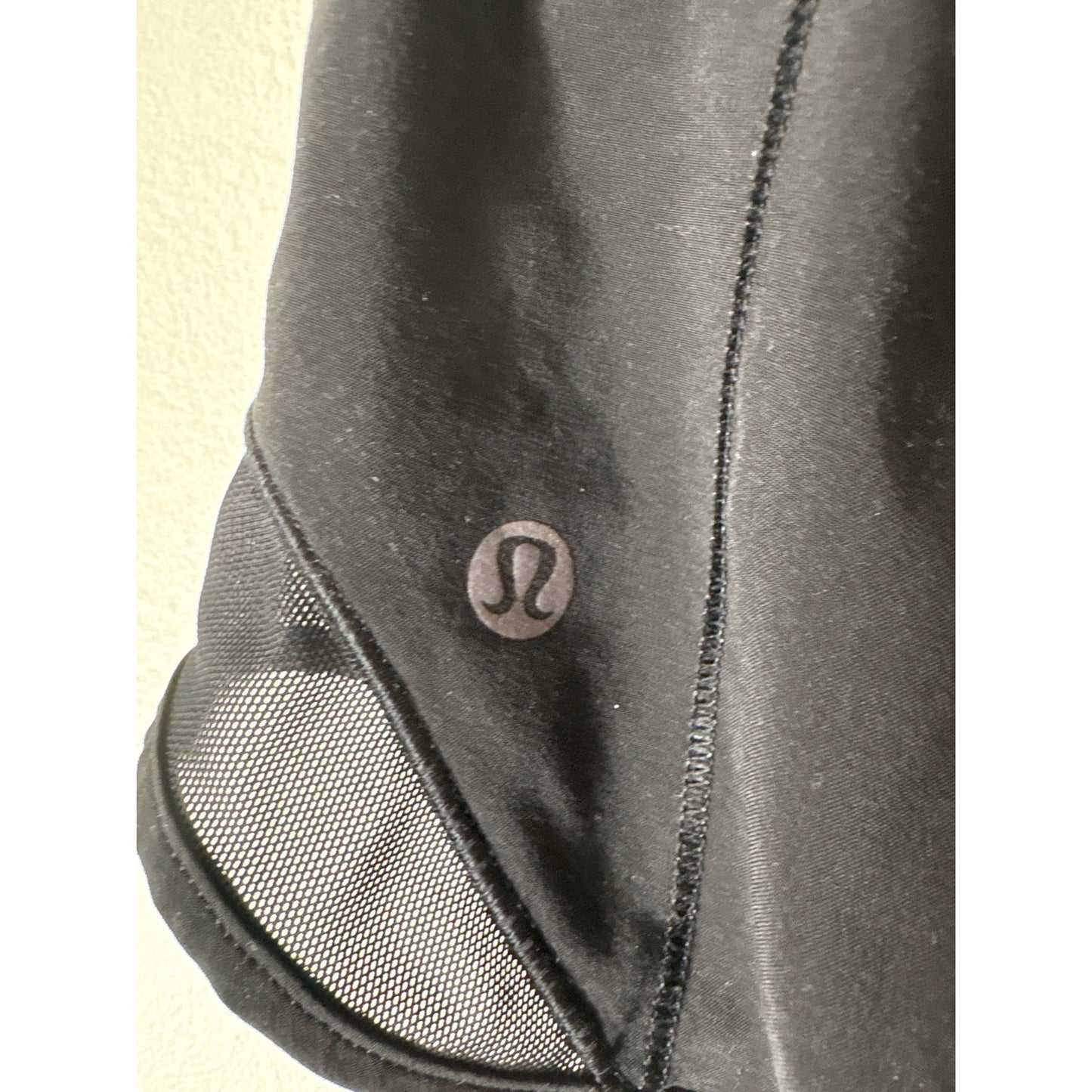 Lululemon Black With Mesh Insert Running Shorts Sz (fits like) XS