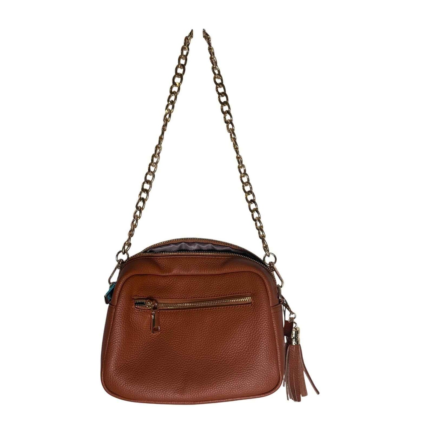 NWT Pom Pom London City Plus Bag Burnt Orange