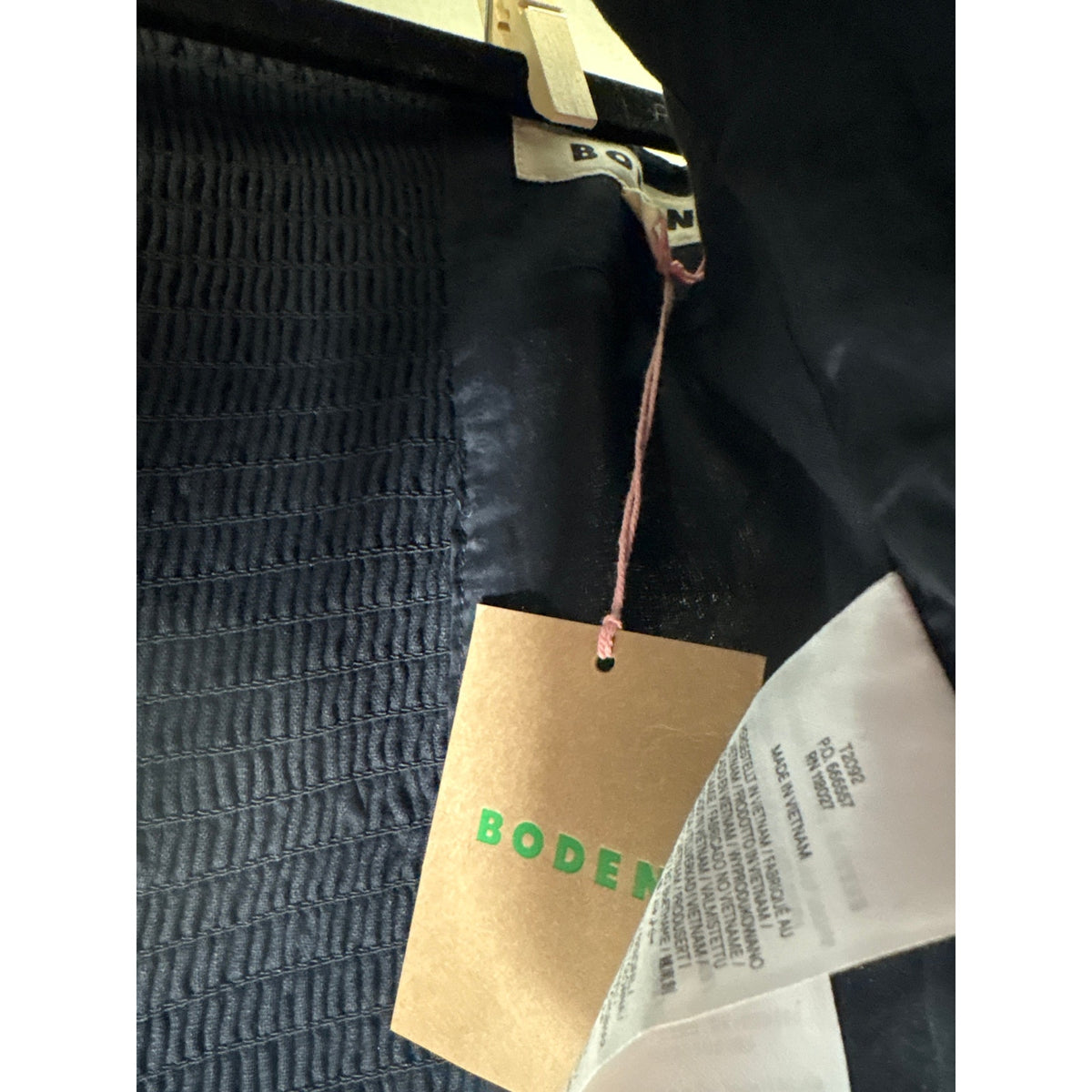 NWT Boden Black Linen Halter Crop Top Sz 4