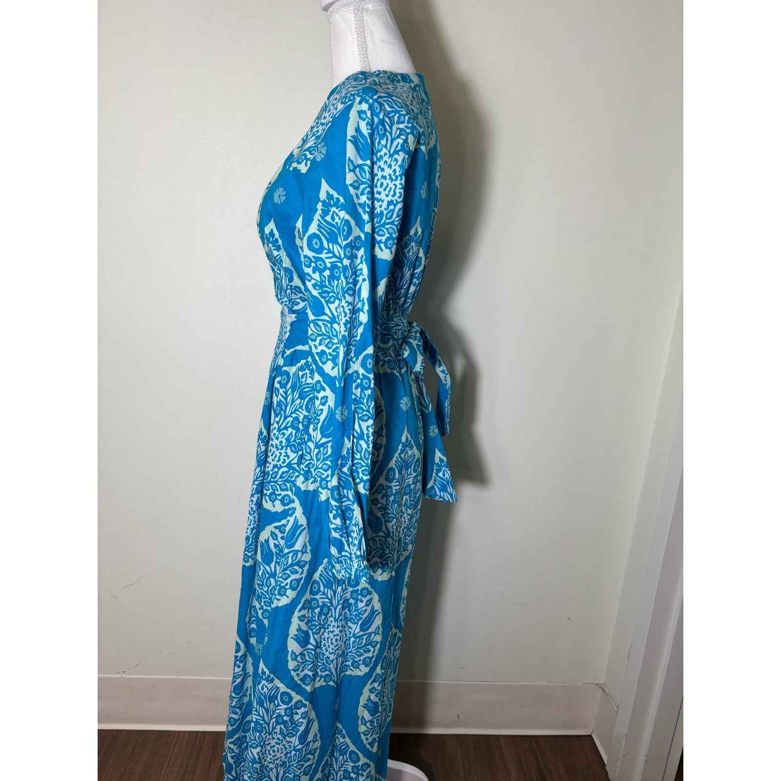 Livro Adler Dress In Bontanical Leaf Print Sz XS