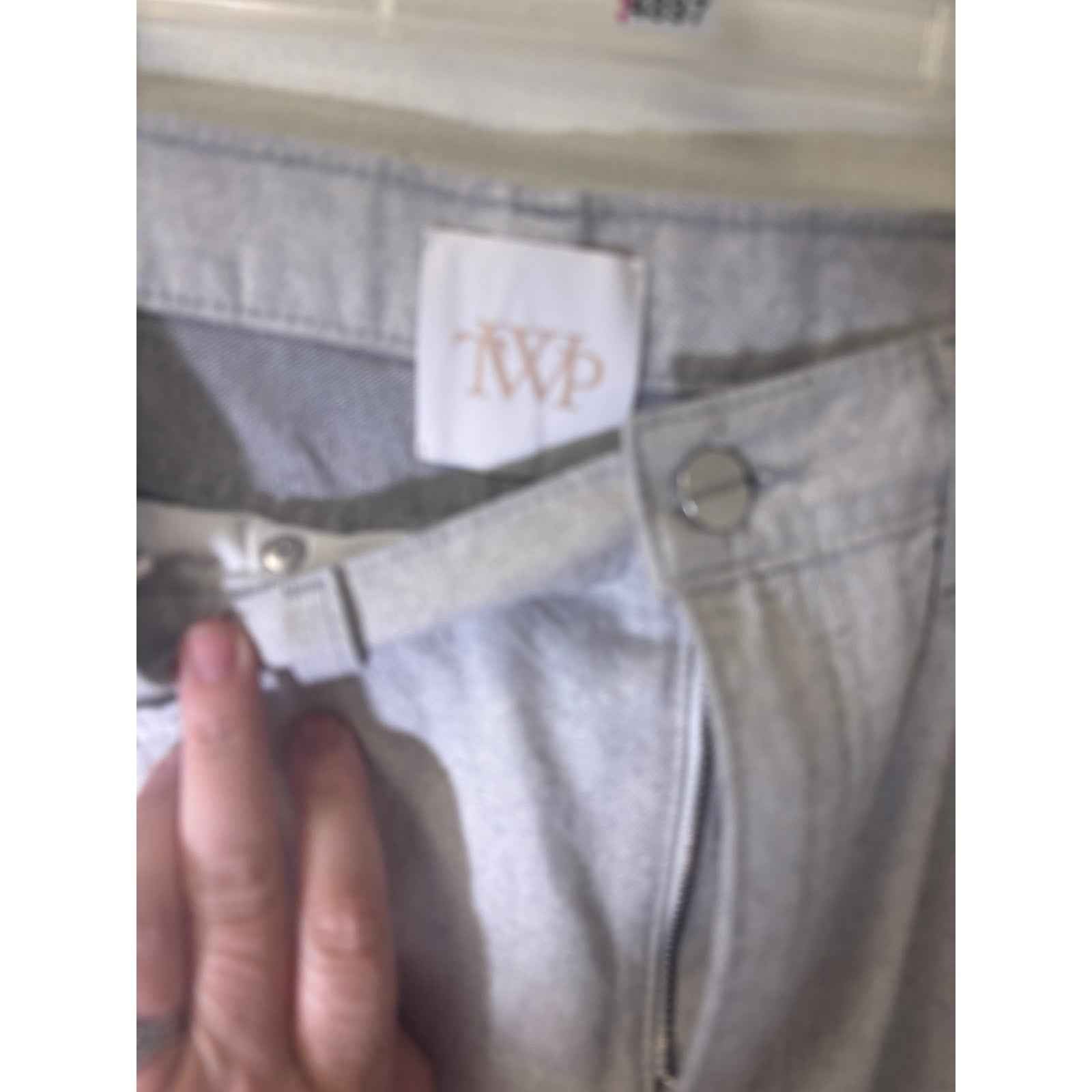 TWP Light Gray Denim Tiny Dancer Extra Wide Leg Jeans Sz 27