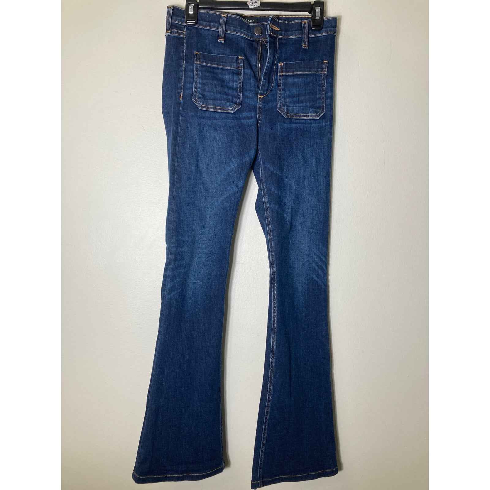 Veronica Beard Front Pocket Flare Dark Vintage Jeans Sz 26