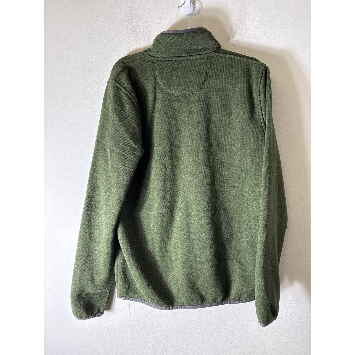 Men's L.L. Bean Dark Green Long Sleeve Pullover Sz M Tall