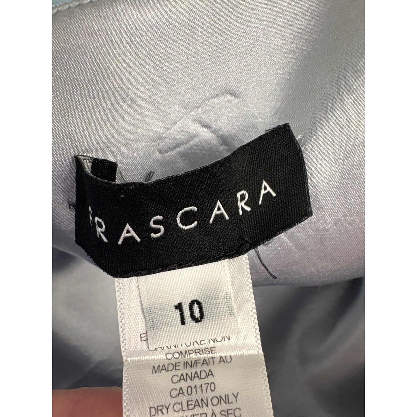 Frascara One Ruffled Shoulder Gown sz 10