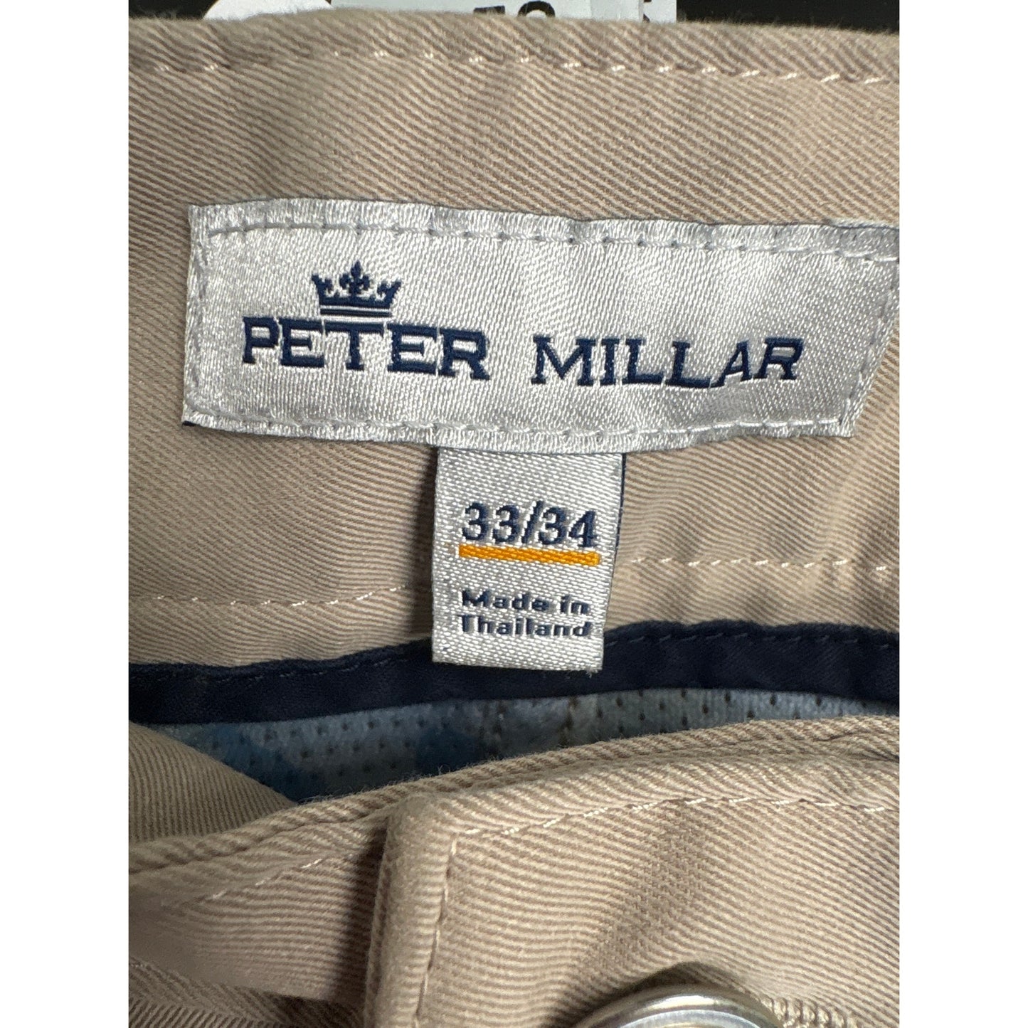 Mens Peter Millar Khaki Pants Sz 33/34