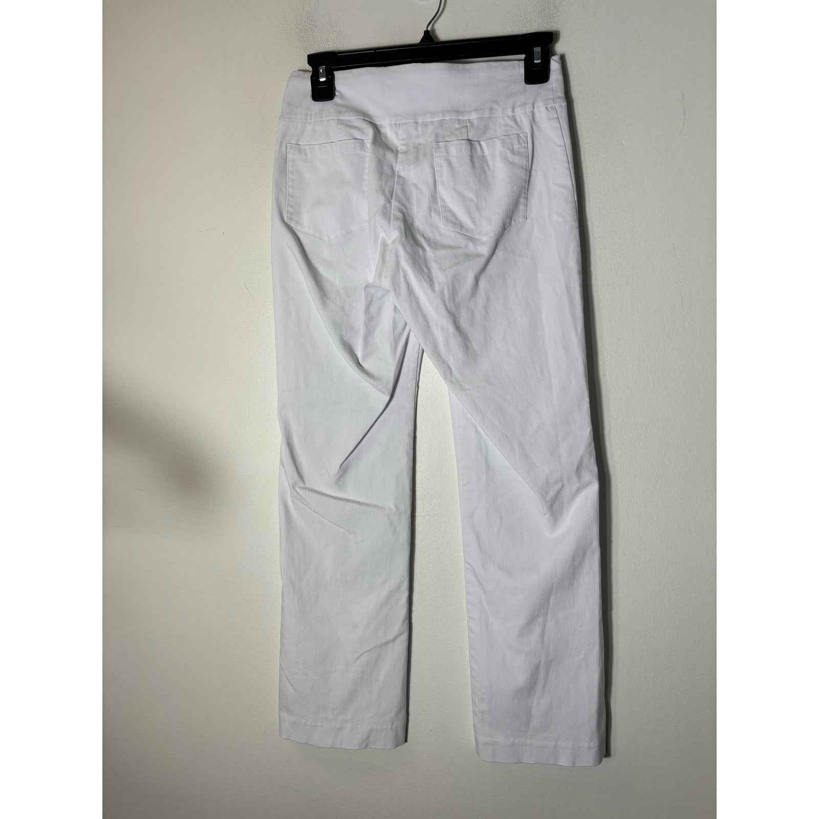 J. McLaughlin White Straight Leg Ankle Pants Sz 0