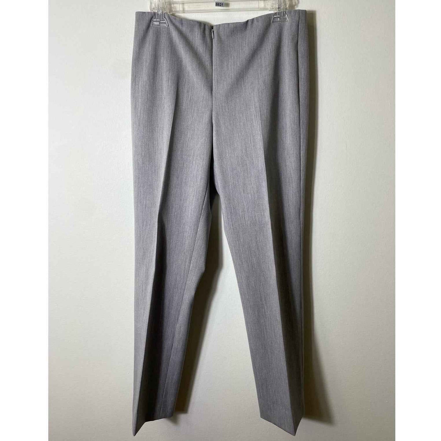 Peace of Cloth Gray Flat Front Cropped Dress Pants Sz 8