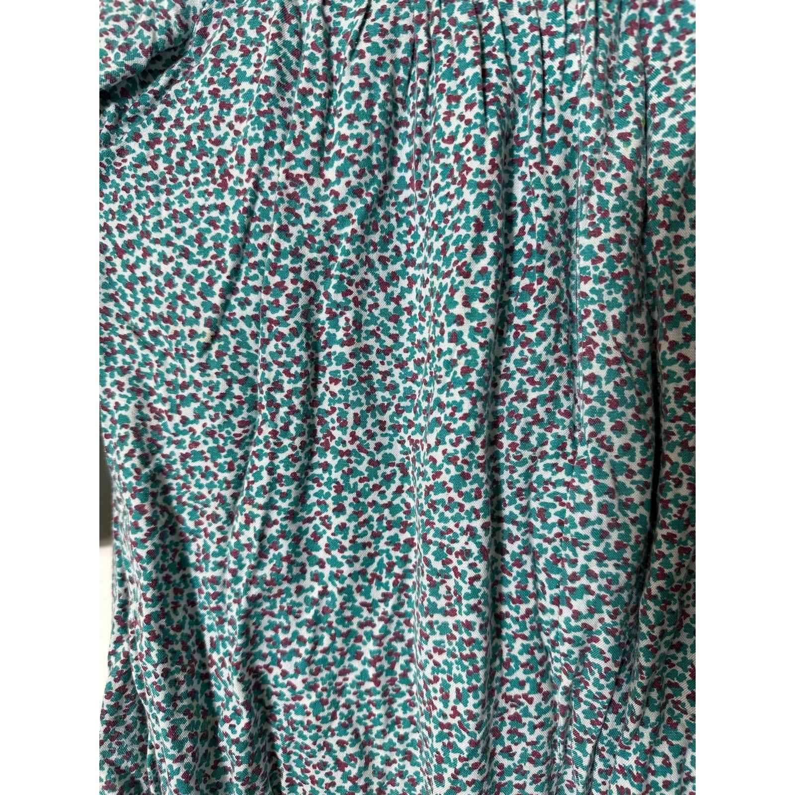 Girls ilovegorgeous Green Floral Knit Dress SZ 6-7