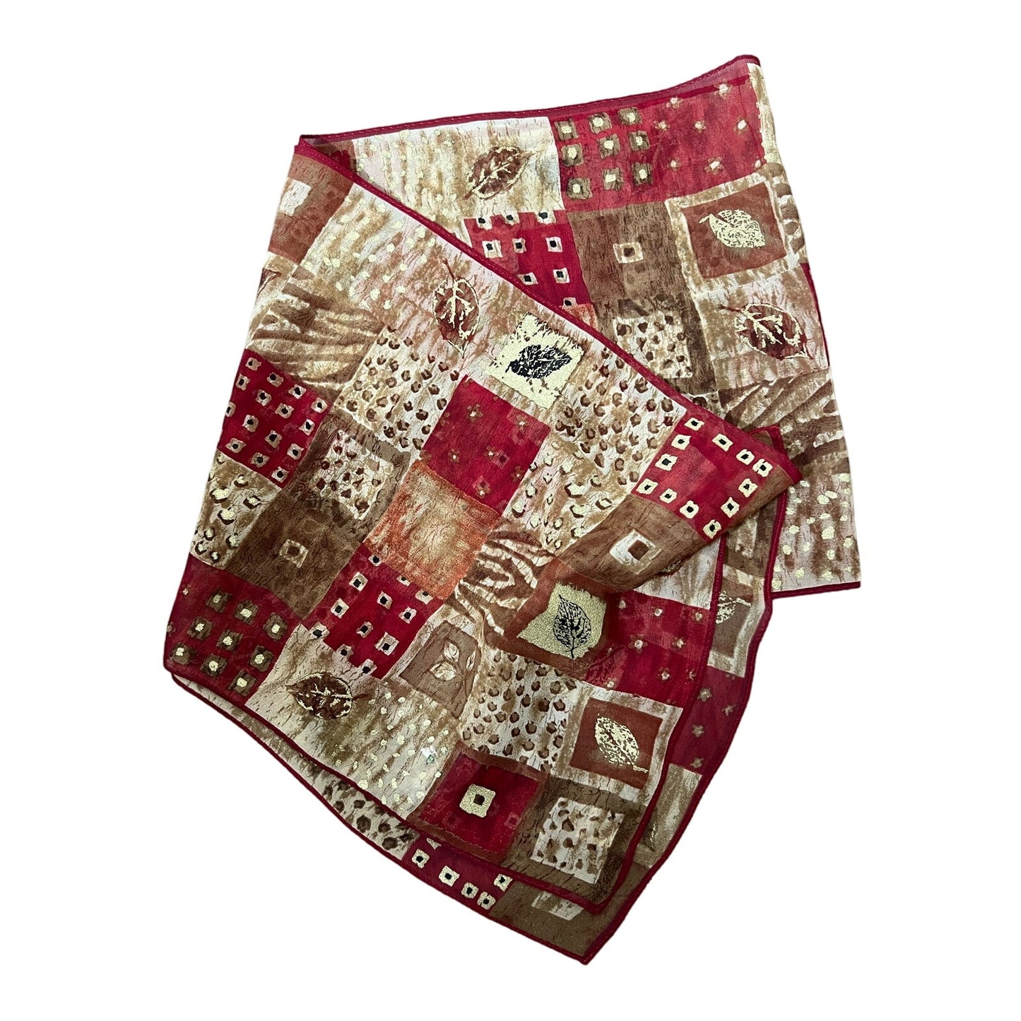 Fall Pattern Scarf Small (Rectangle)