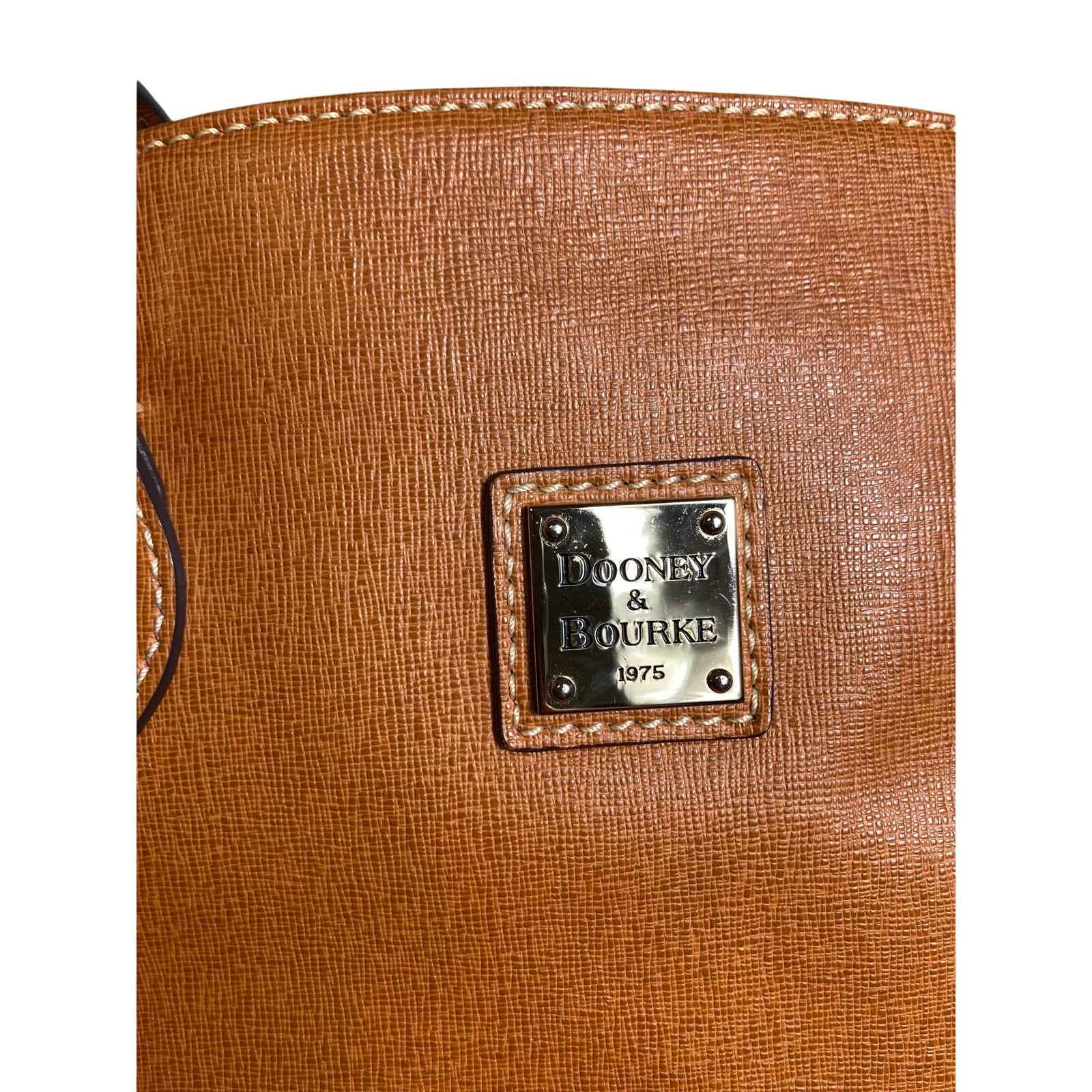 Dooney & Bourke Orangy Brown Large Shoulder Bag