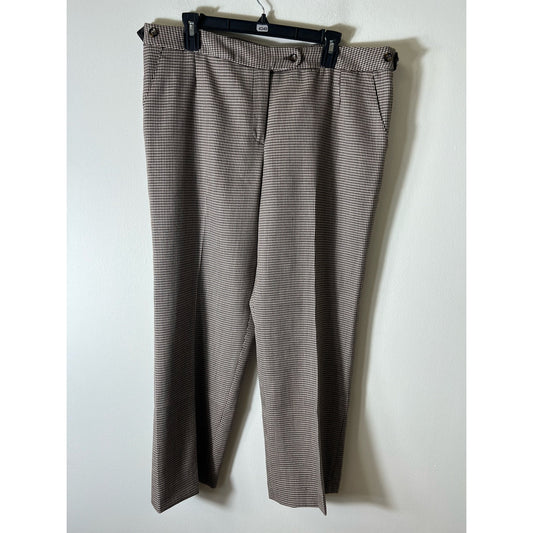 Harve Benard  by Bernard Holtzman Houndstooth Pants size 12