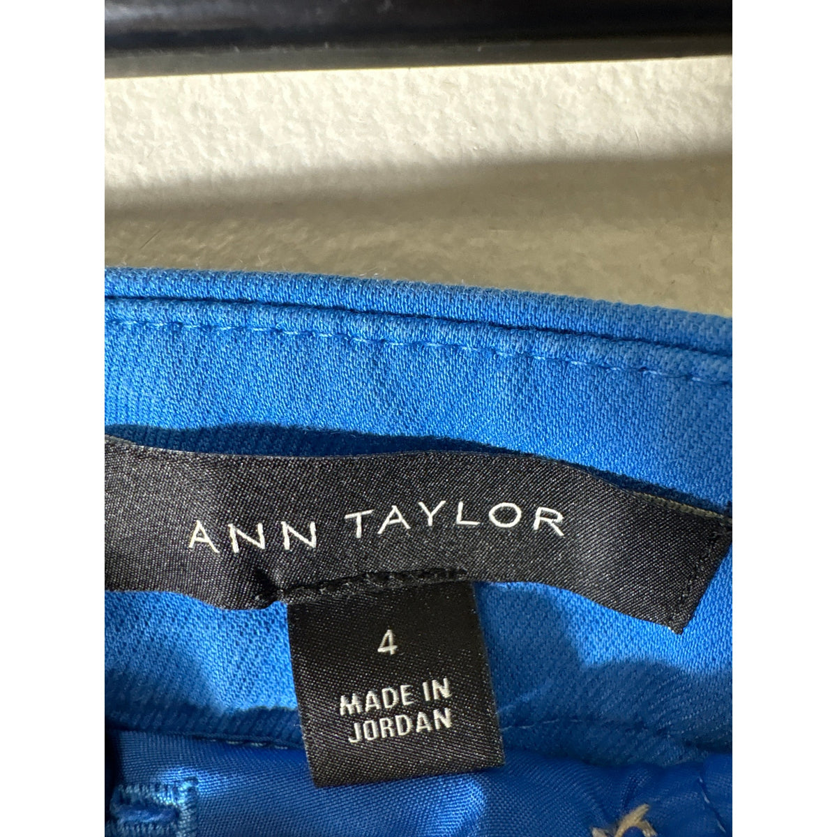 Ann Taylor Bright Blue Wide Leg Ankle Pants Sz 4