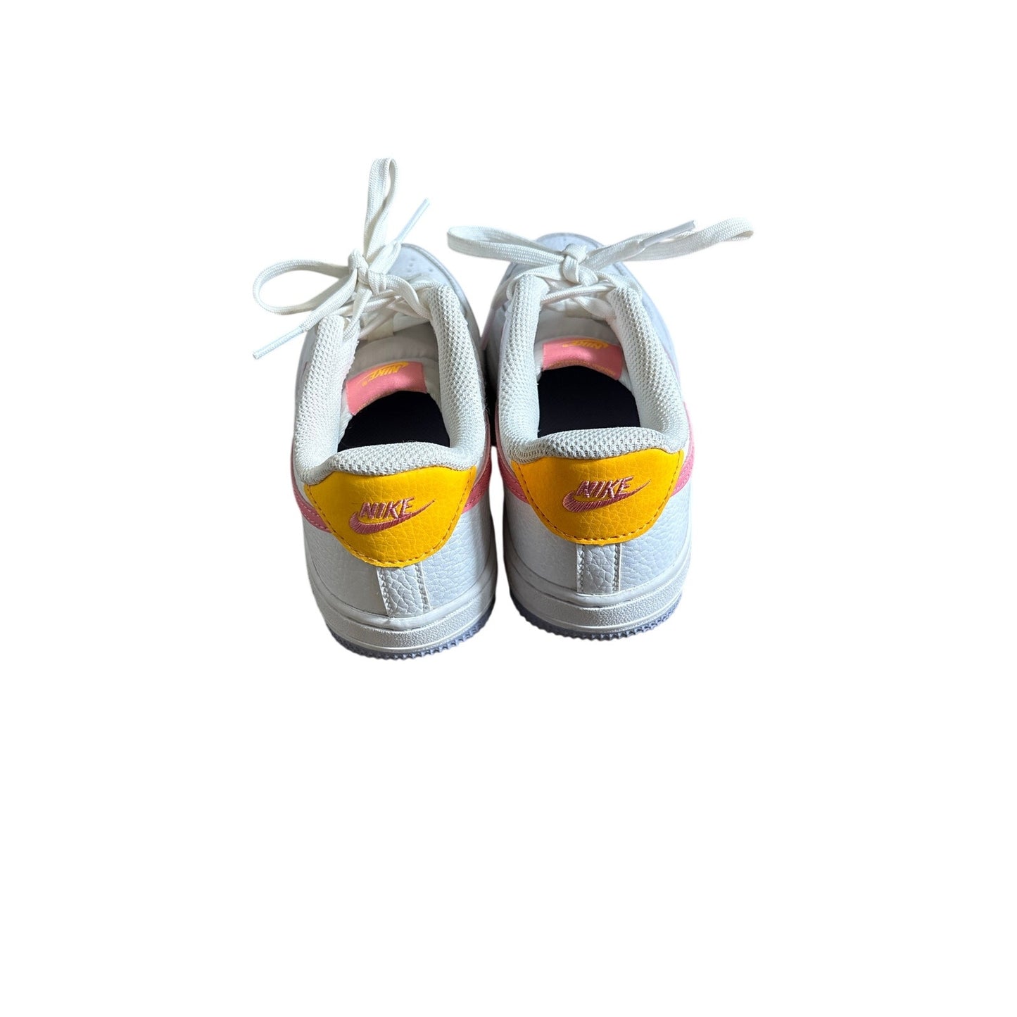 Girls Nike White Pink Tennis Shoes Sz 2.5