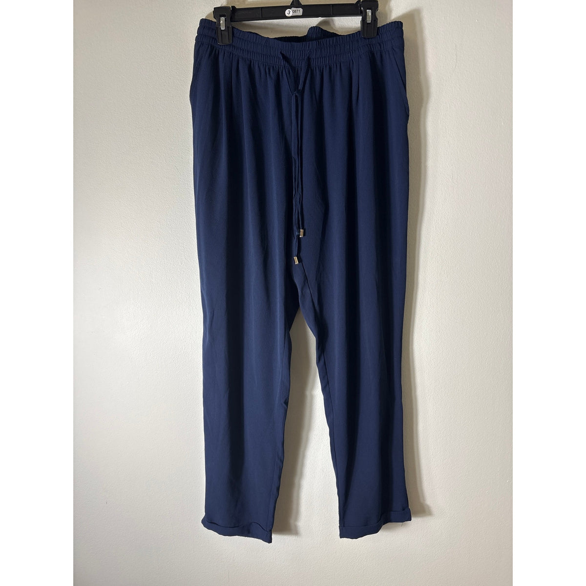 Molly Bracken Navy Pull On Pants Sz XL