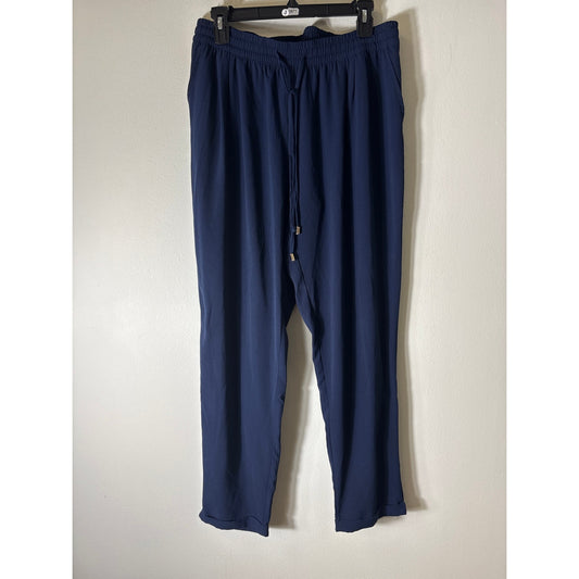 Molly Bracken Navy Pull On Pants Sz XL