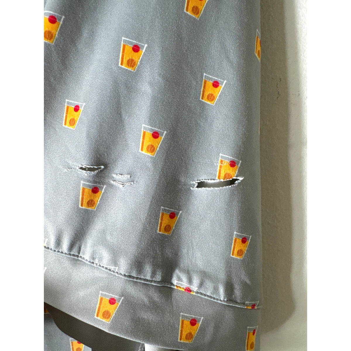 Mens William Murray Grey Collared shirt Sz XL