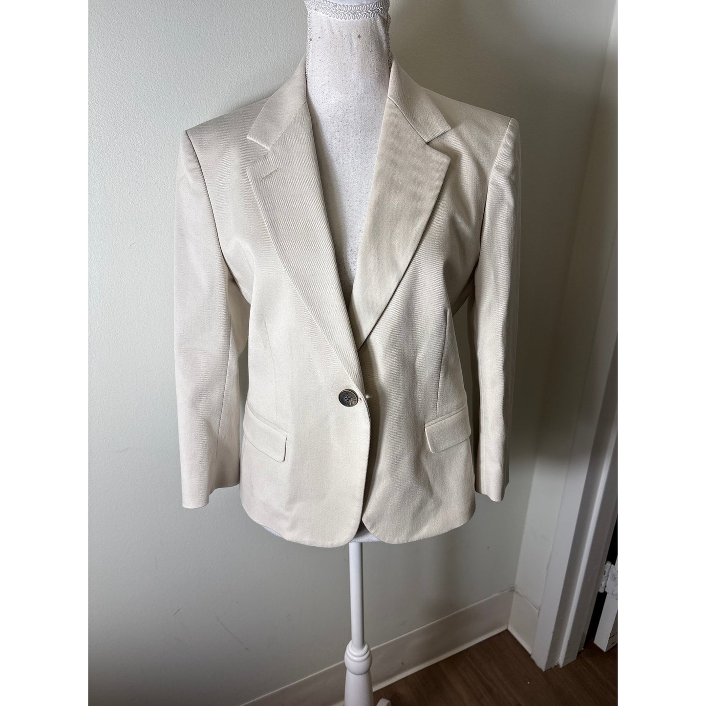 NWT Sharis Place Oyster Denim Jacket Sz 46