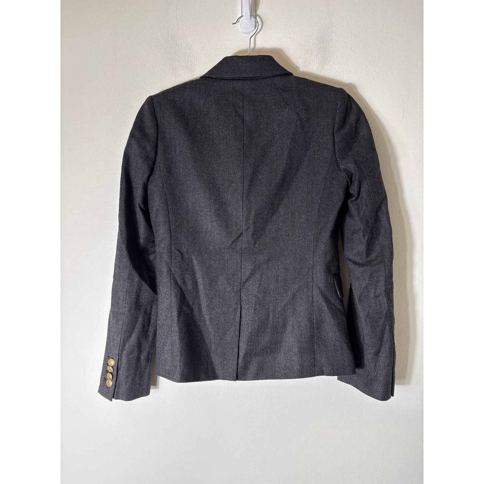 J.Crew Gray Schoolbody Blazer Sz 0