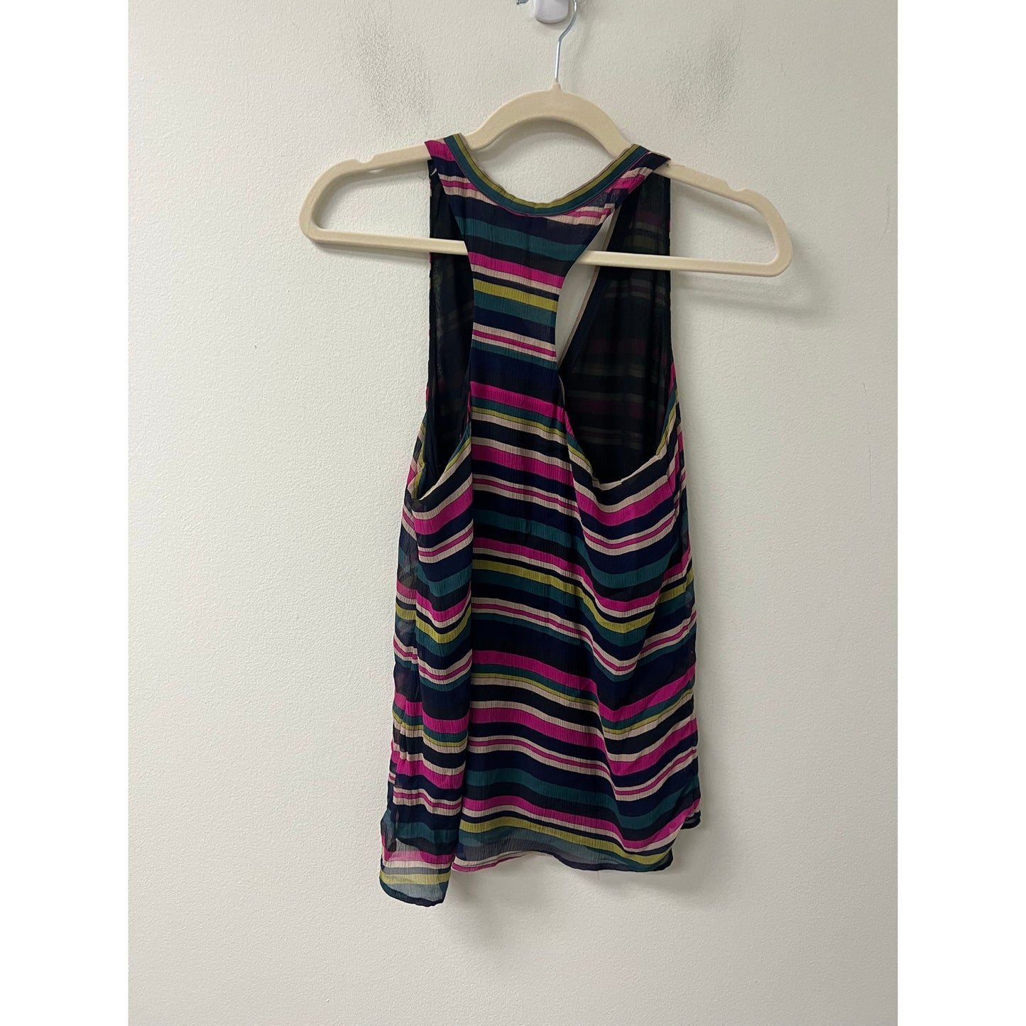 Joie Multi Color Stipe Tank Top Sz S