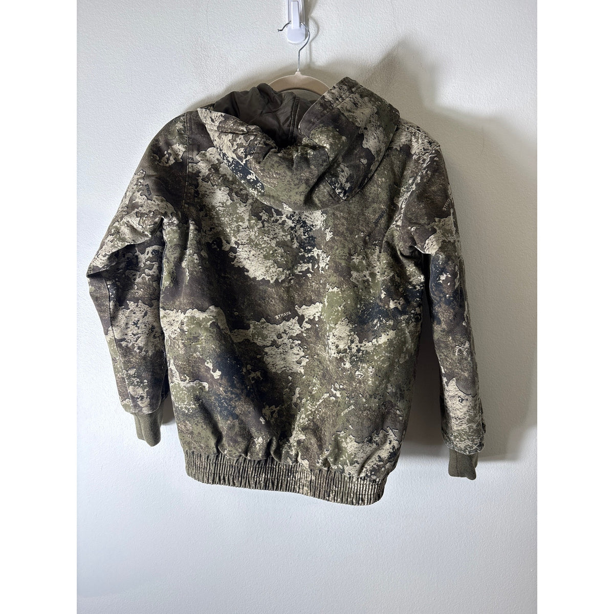 Boys Red Head Camo ThermoLite Hunting Hooded Jacket Sz YL