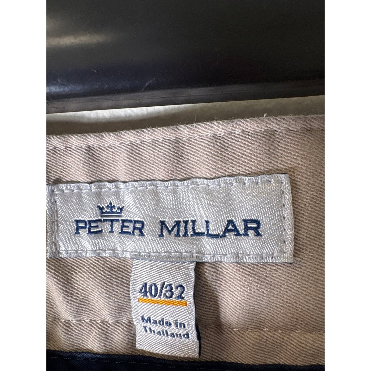 Peter Millar Medium Khaki 5 Pocket Pants Sz 40/32