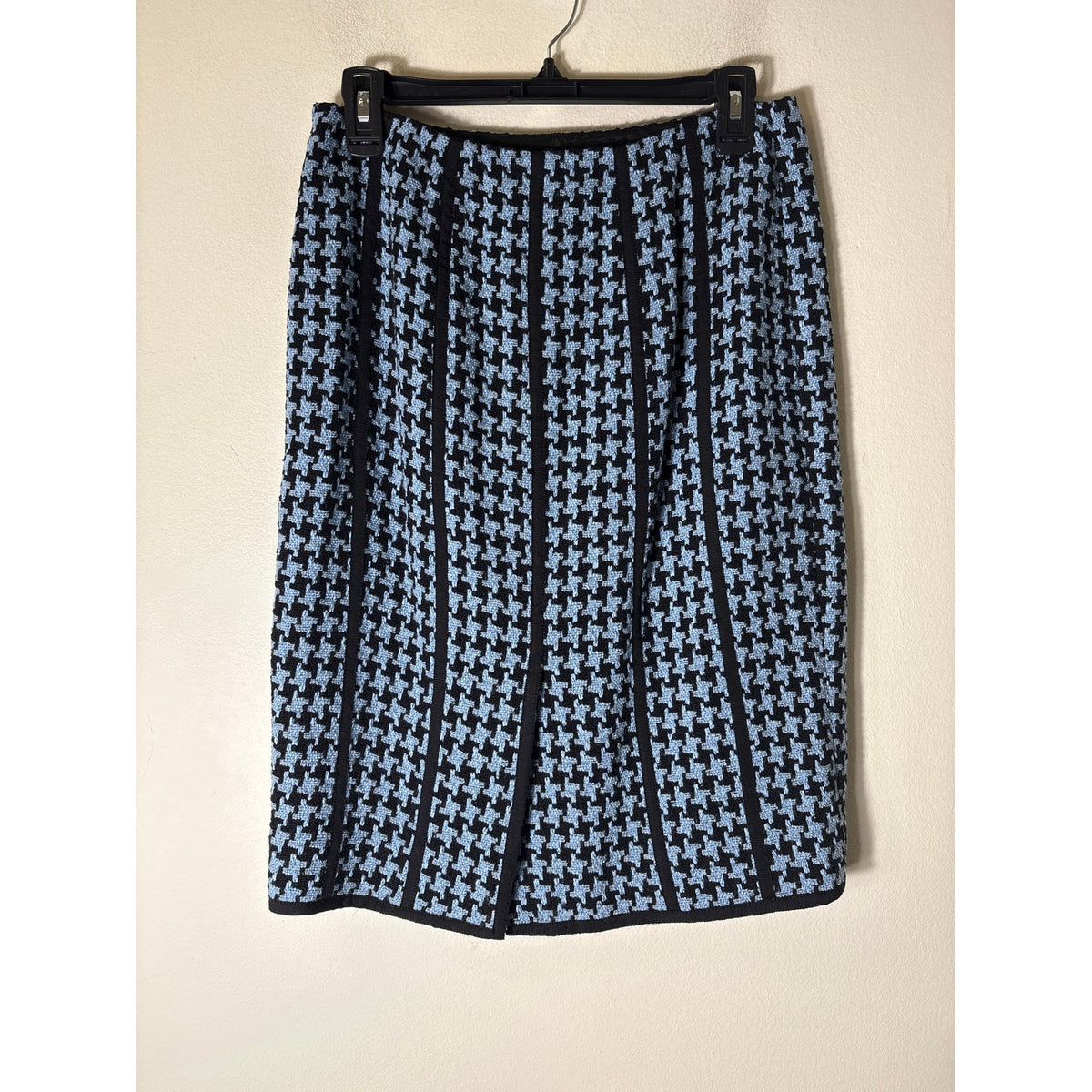 Carlisle Light Blue&Black Pencil SKirt Sz 4
