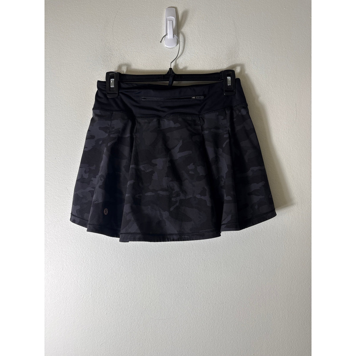 Lululmeon Black Camo Athletic Tennis Skirt Sz 5