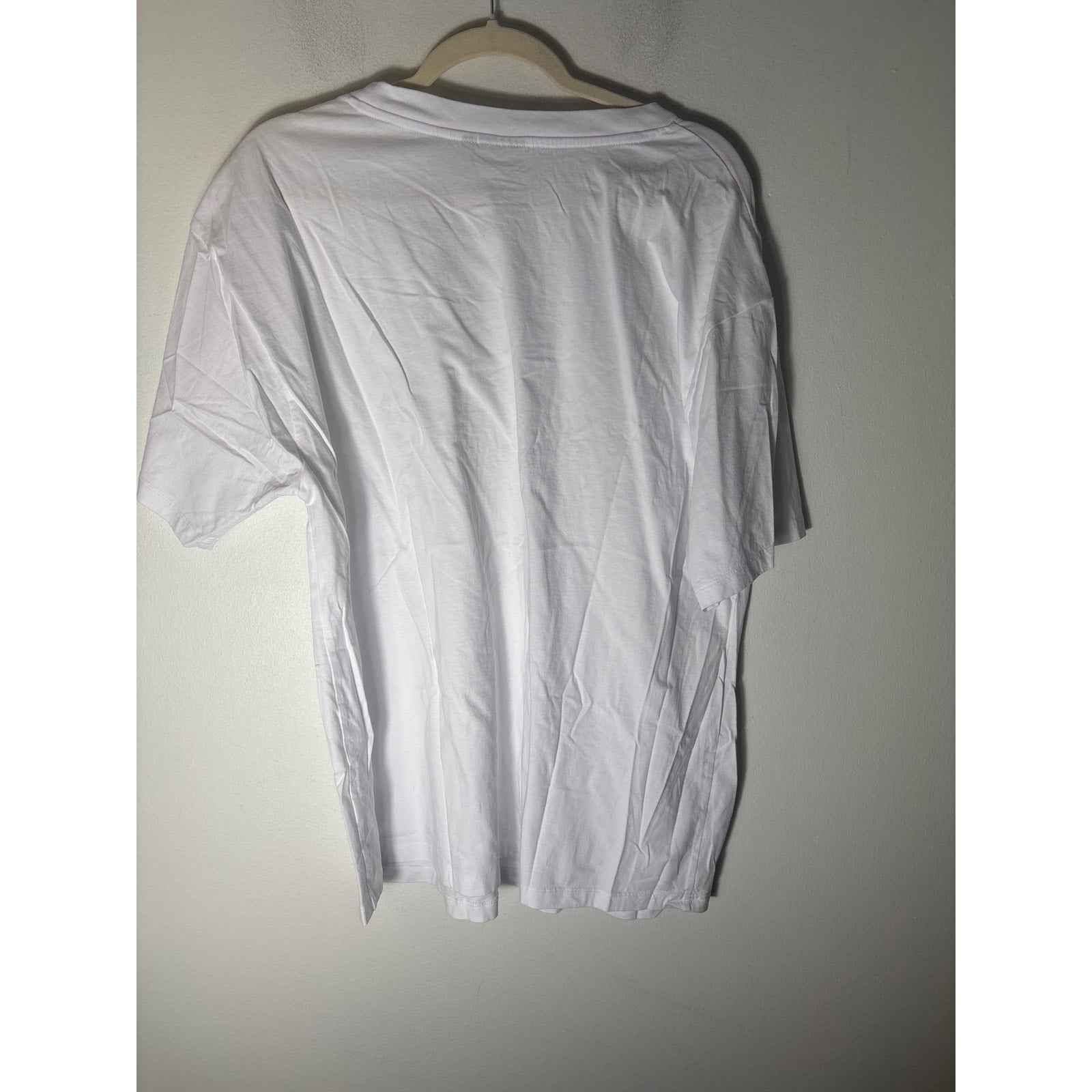 ASOS Designs White Short Sleeve Crew Neck Maternity Tee Shirt Sz 10