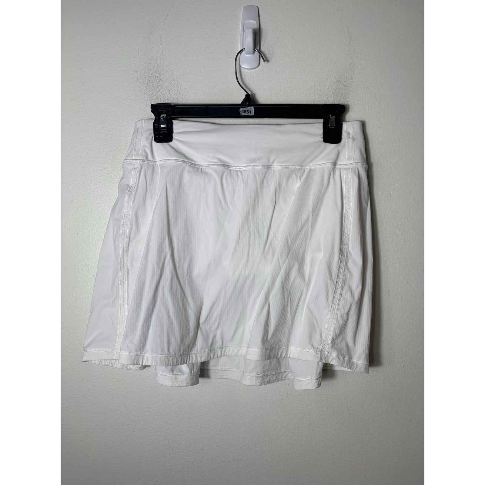 Lululemon Crisp White Athletic Skirt Sz 6
