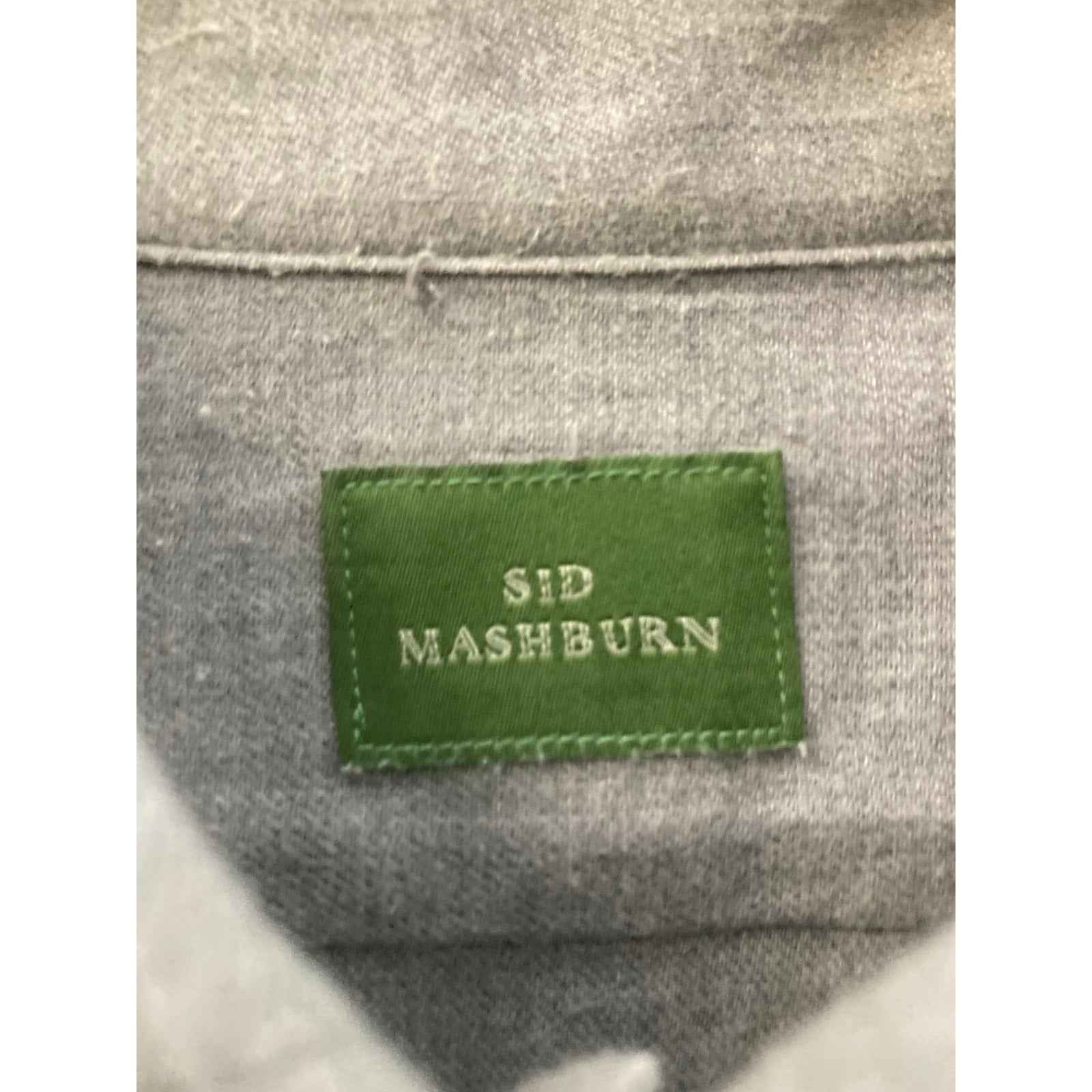 Men's Sid Mashburn Gray Soft Button Up Shirt Sz M