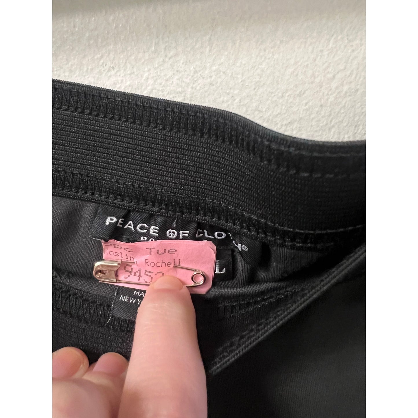 Peace of Cloth Grey Pull On 5 Pocket Pants Sz XL