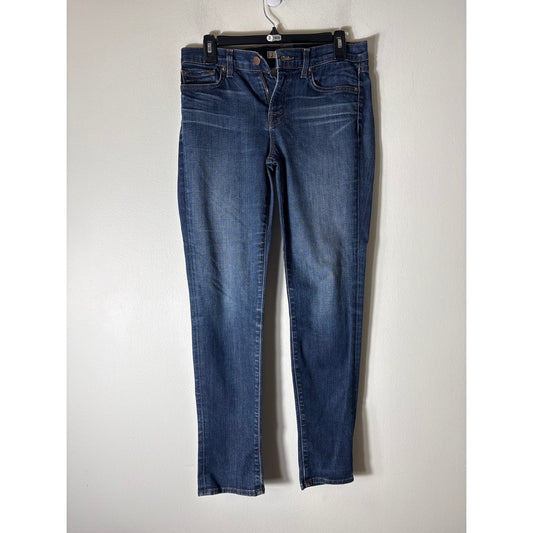 J Brand Skinny Leg Dark Worn Jeans Sz 29