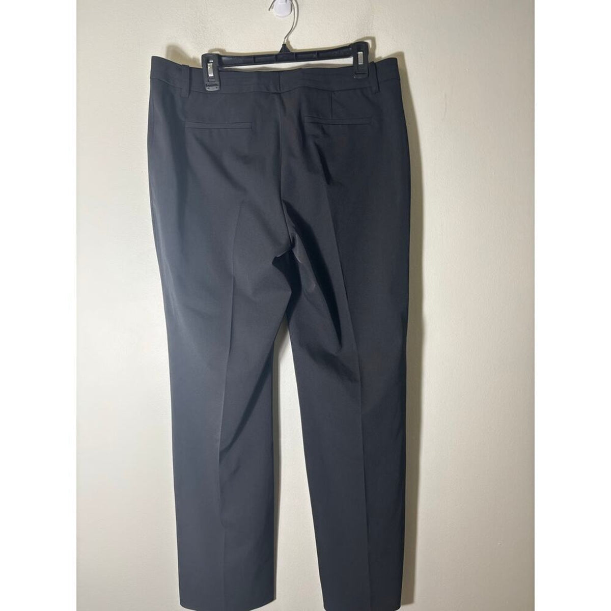 Etcetera Black Straight Leg Ankle Dress Pants Size 14 NWT