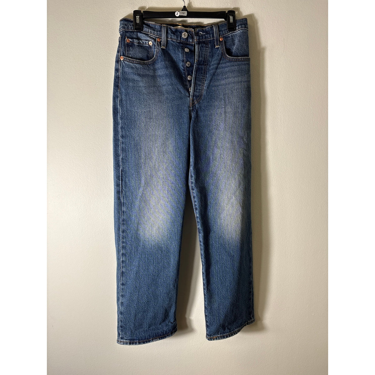 Levi Ribcage Straight Ankle Jeans Sz 28