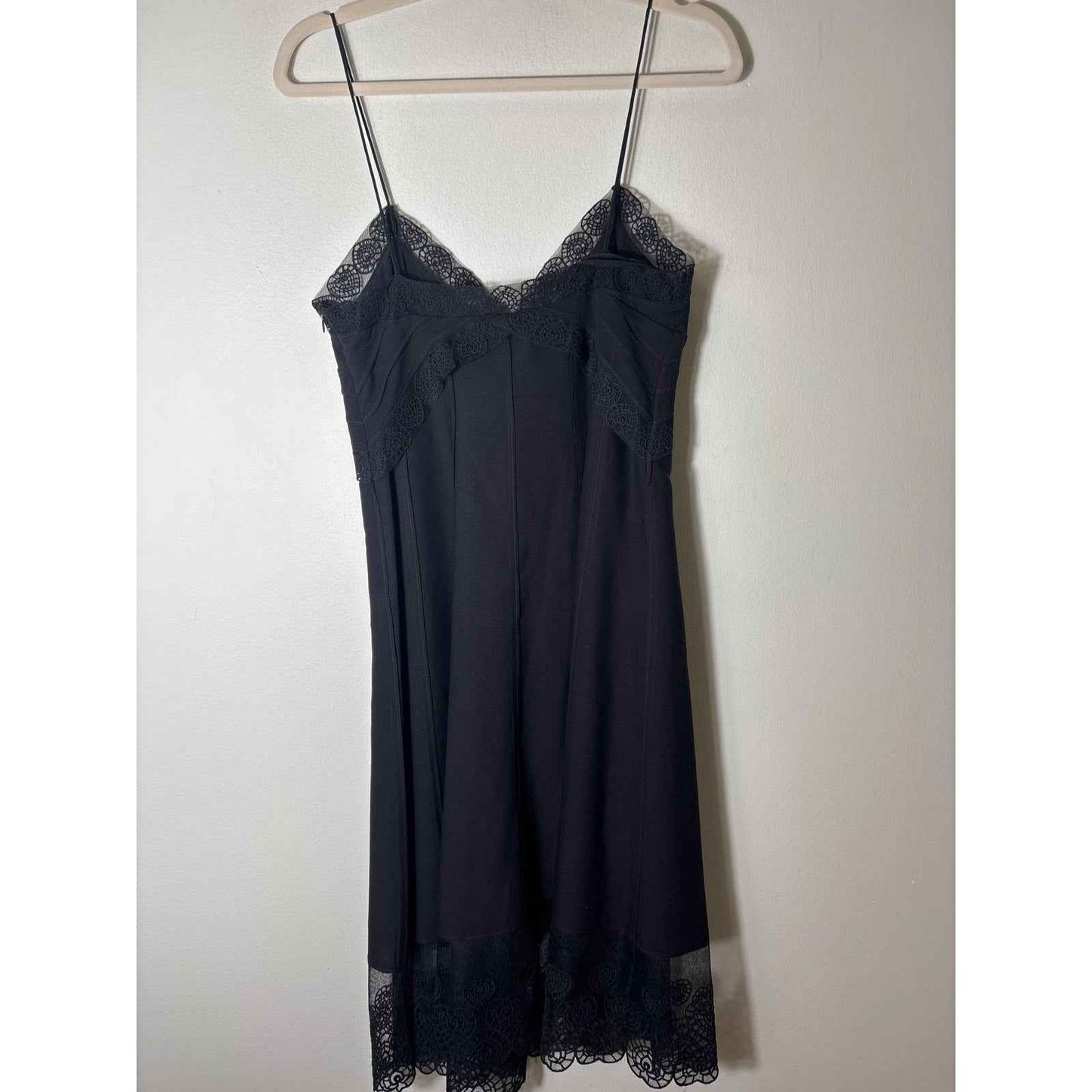 Catherine Malandrino Spaghetti Strap Midi Slip Dress Sz 8