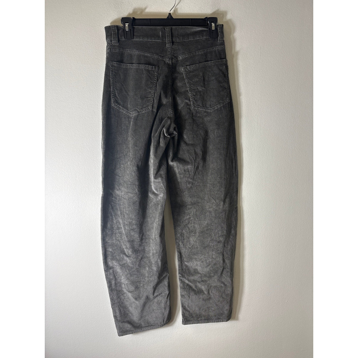 Madewell Gray Cordoroy Wide Leg "The Balloon Pant" Sz 27