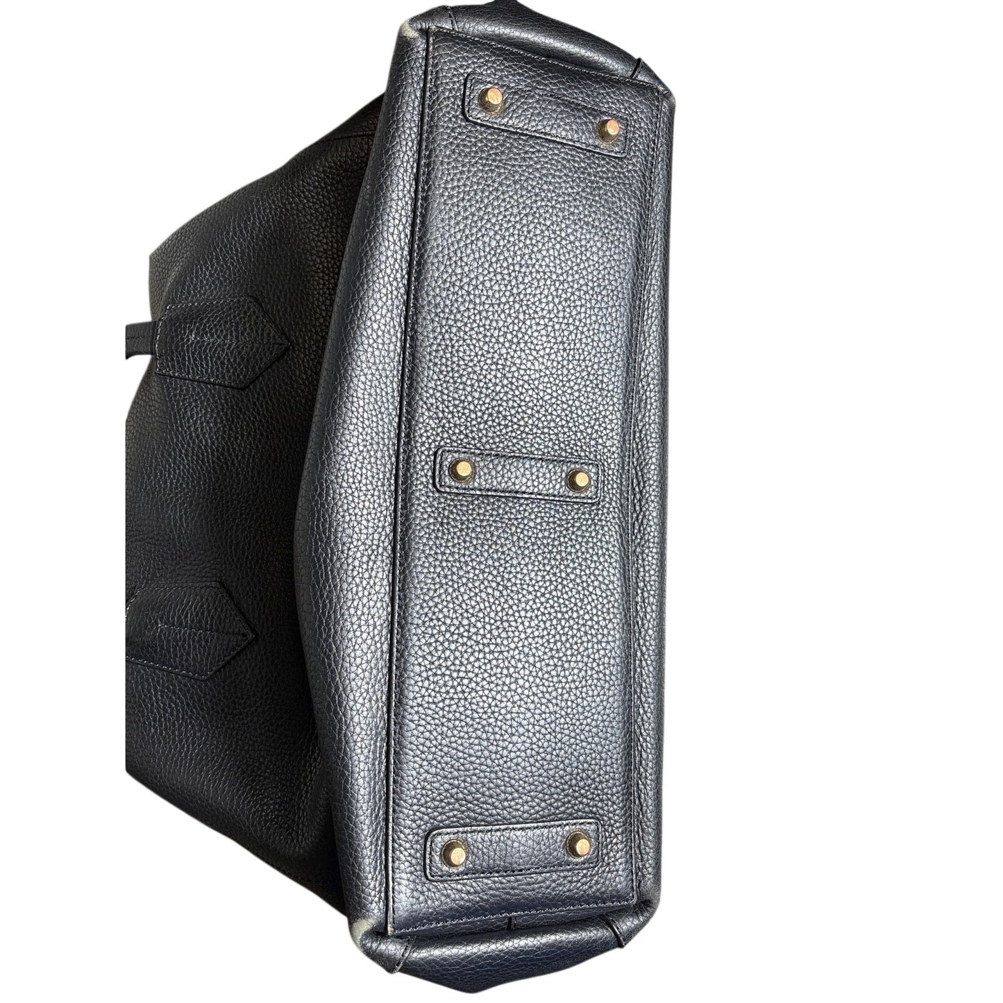 Neely & Chloe Black Pebbled Leather Tote