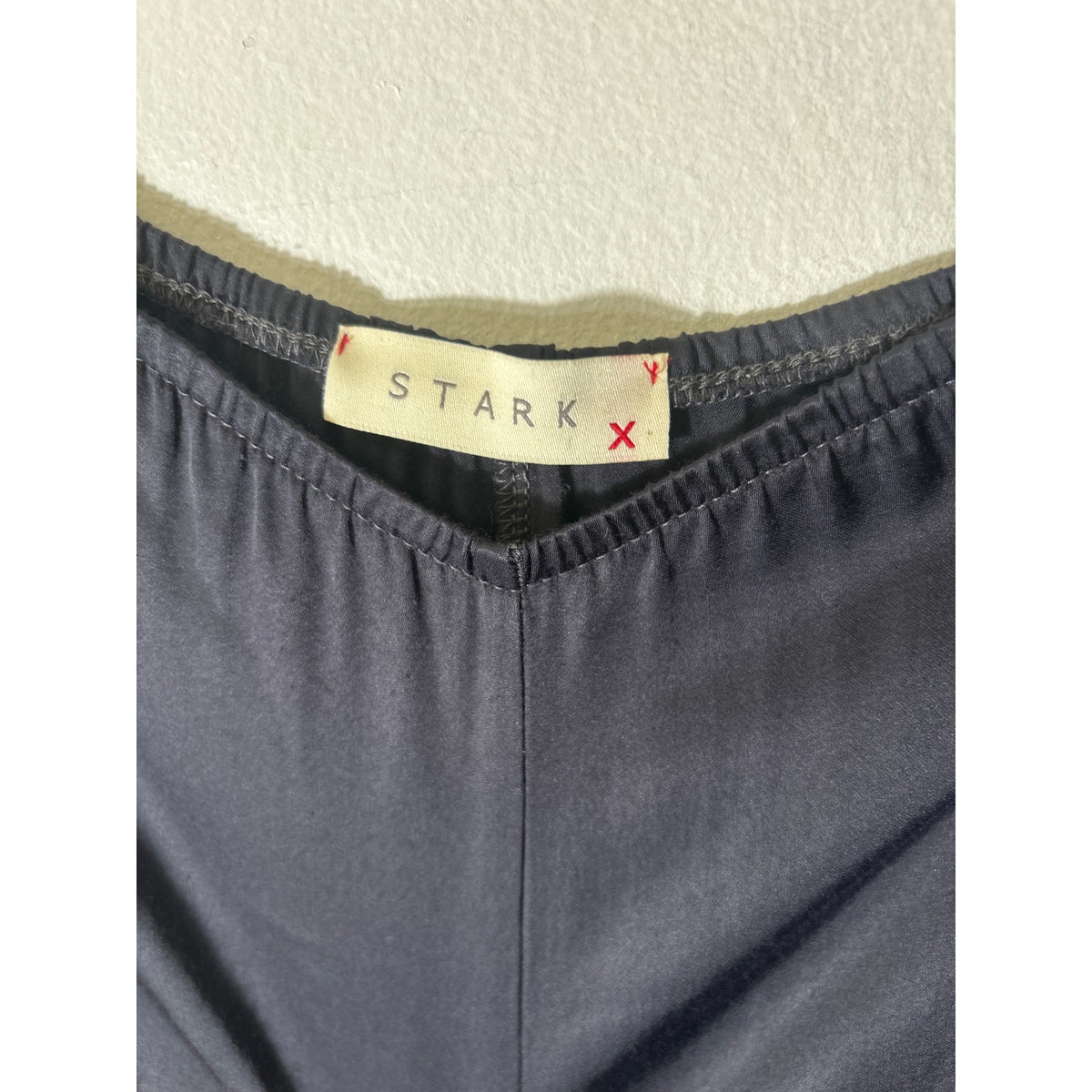 Stark X Black Pull On Side Slit Pants Sz M