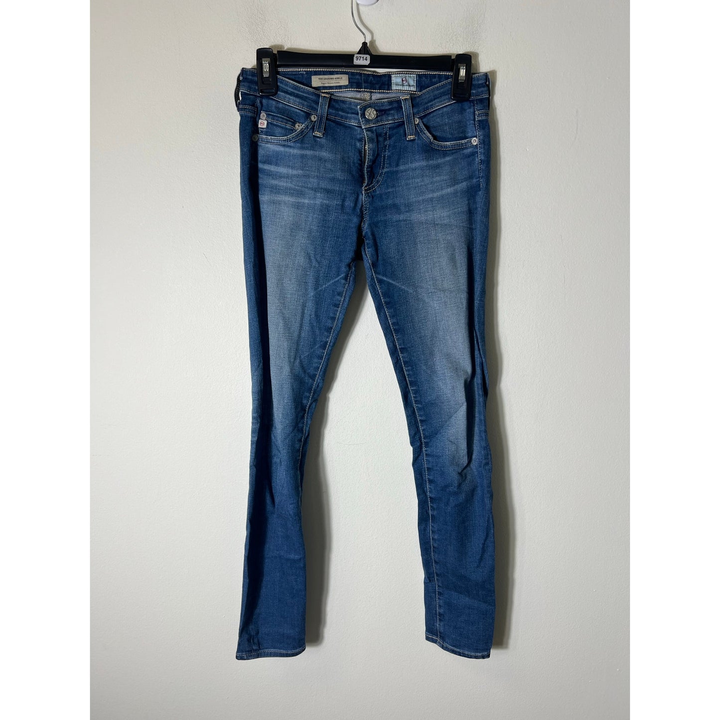 AG The Legging Ankle Skinny Blue Jeans Sz 25R