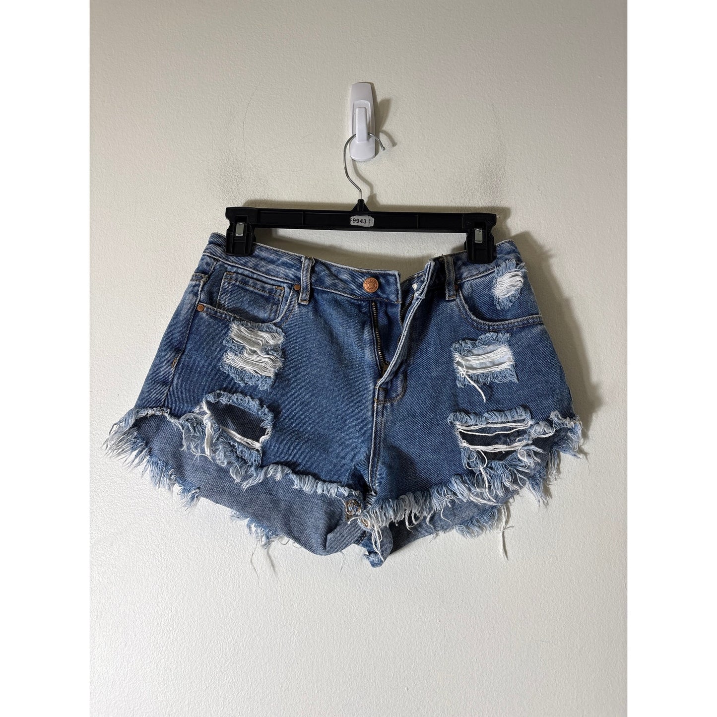 Pacsun Ripped Cutoff Jean Shorts Sz 25