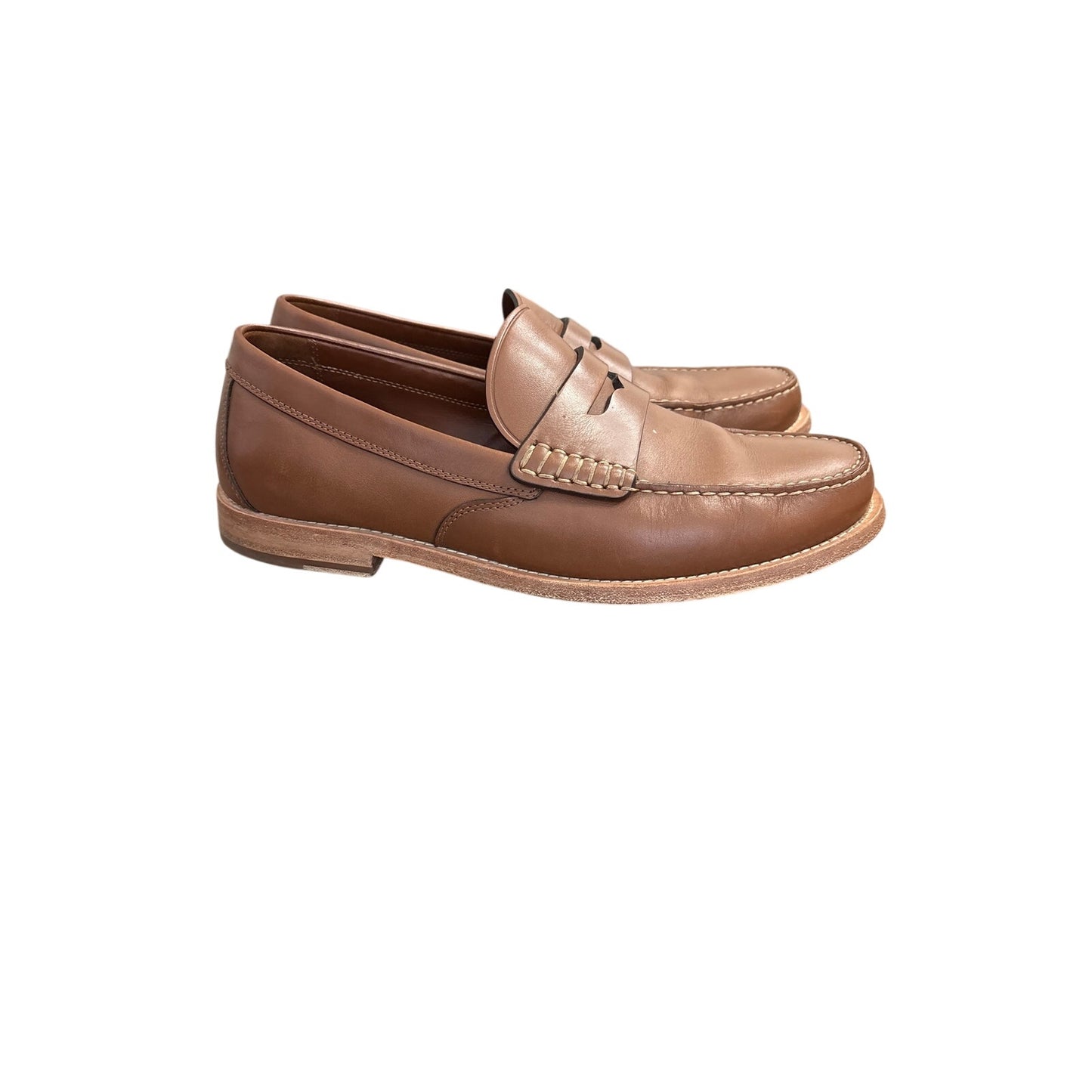 Men's Coach Brown Leather Loafer Sz 12D