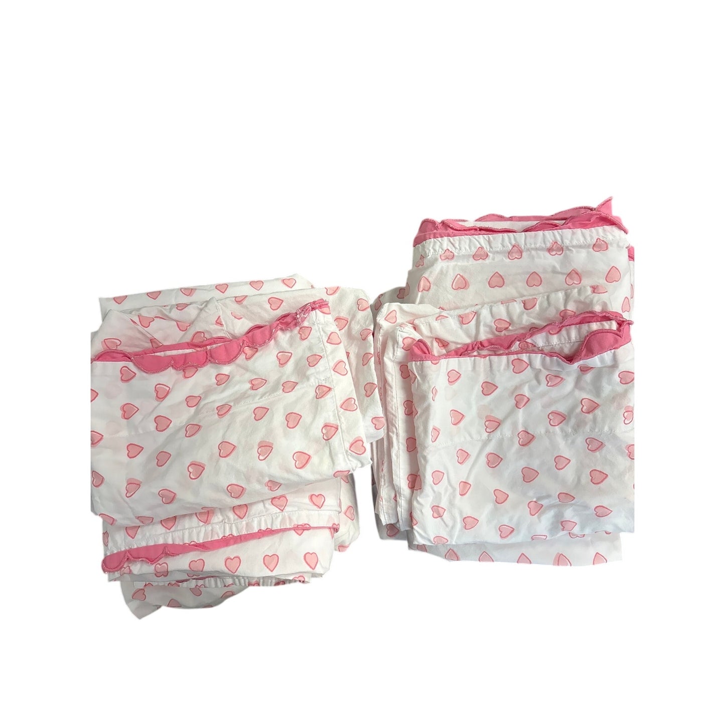 Roller Rabbit + Pottery Barn Teen Pink Heart Twin Sheet Set